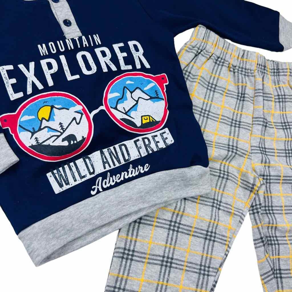 Pigiama in Caldo Cotone Pastello