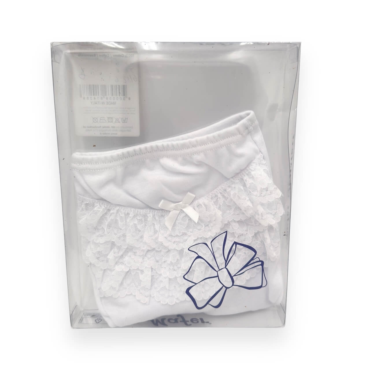 Mutandina in Cotone Merlettata