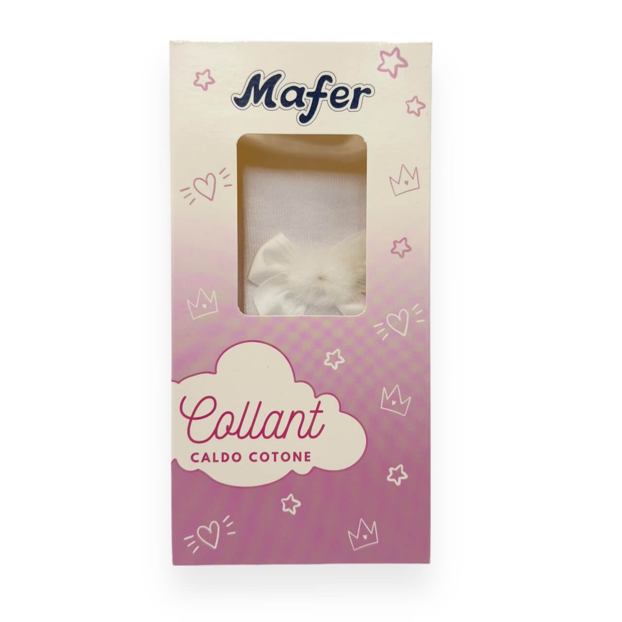 Calzamaglia Fiocco Caldo Cotone neonata