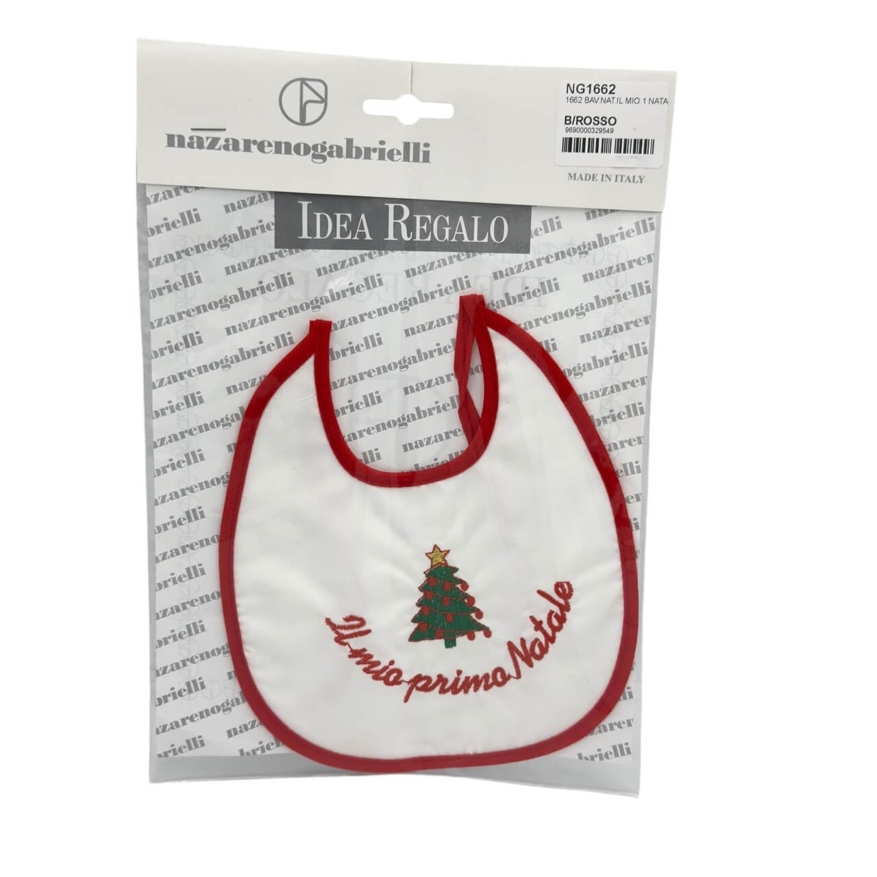 Bavetta Natalizia retro plastificato