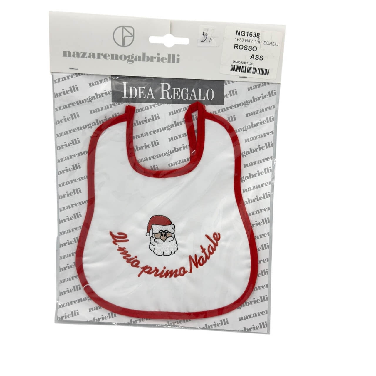 Bavetta Natalizia retro plastificato