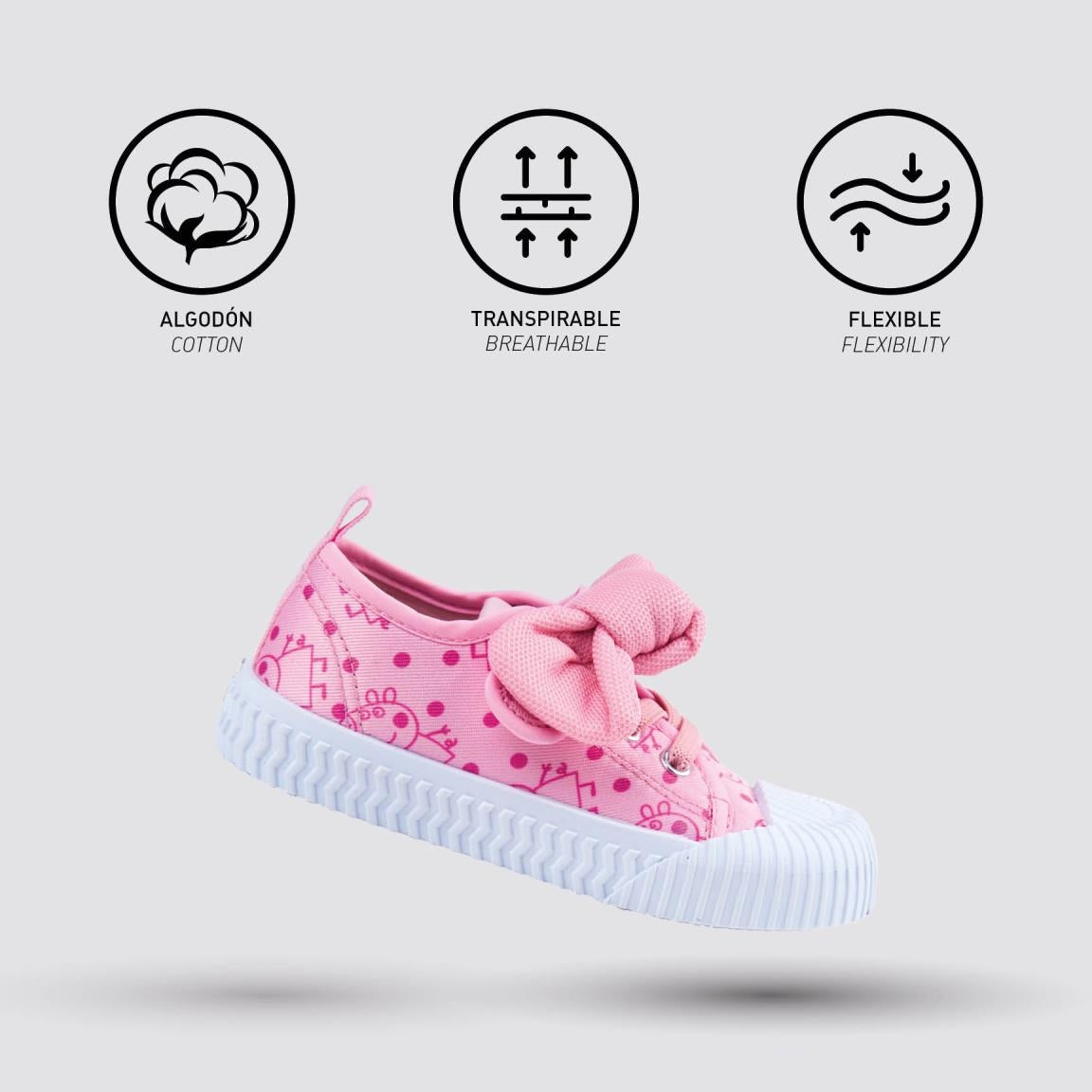 Scarpa in Tela Ballerina Peppa Pig