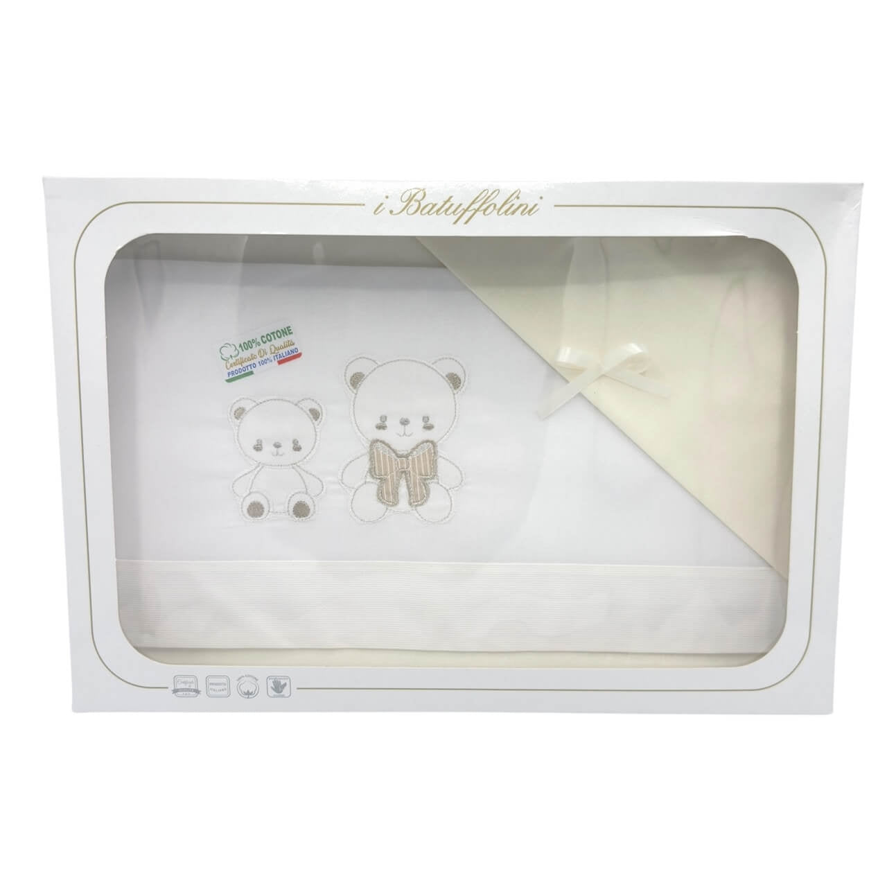 Completo Culla/Lettino Batuffolini 100% Cotone