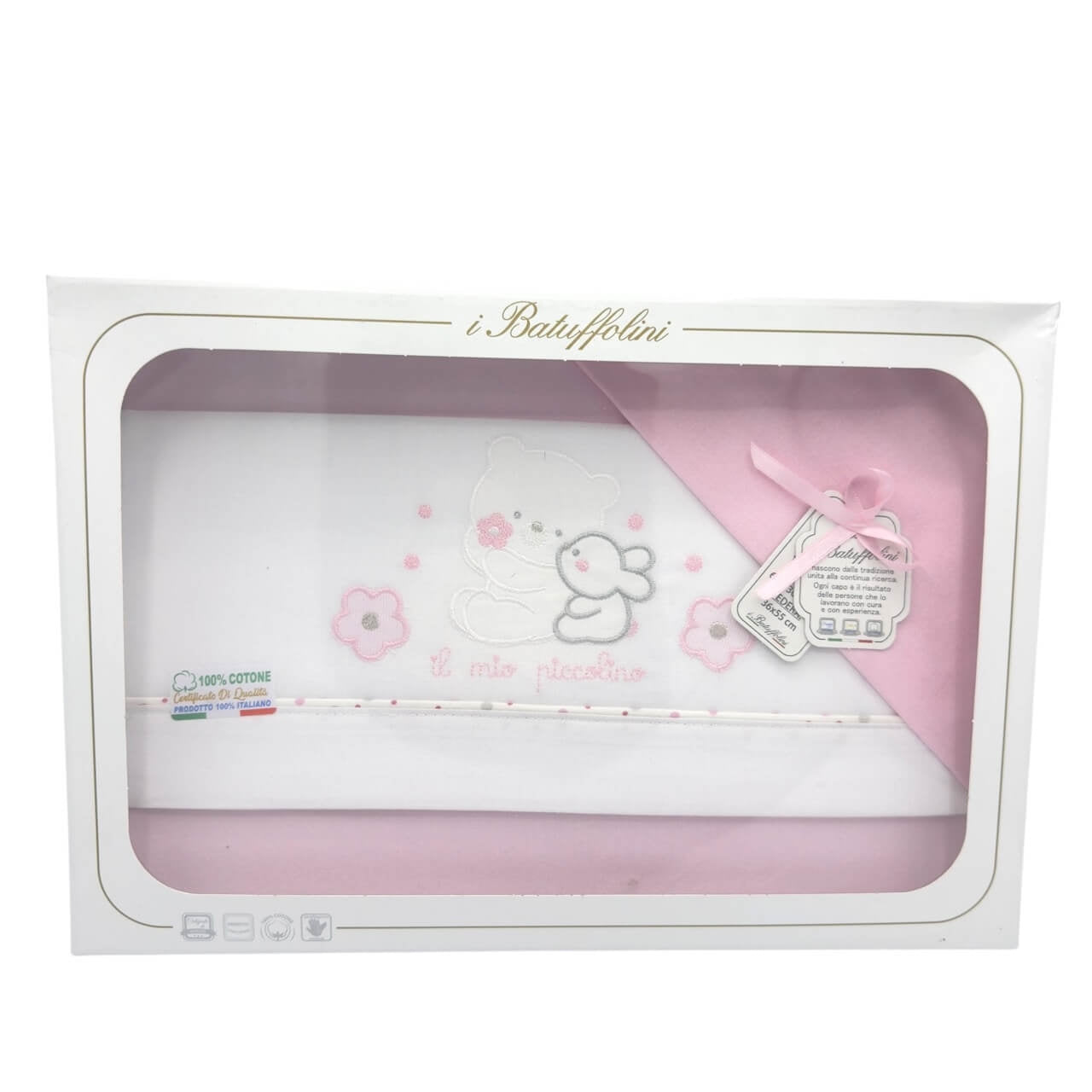 Completo Culla/Lettino Batuffolini 100% Cotone