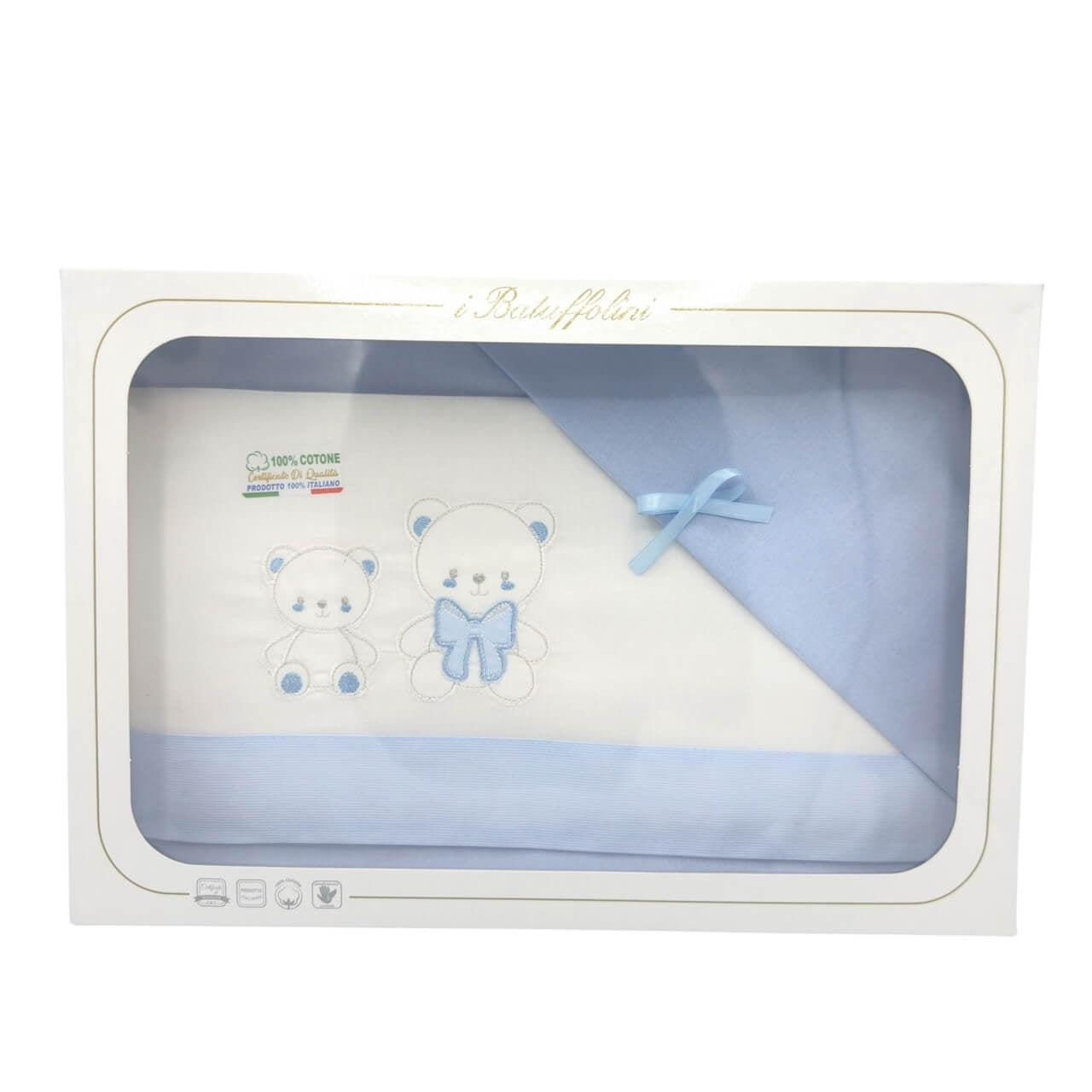 Completo Culla/Lettino Batuffolini 100% Cotone