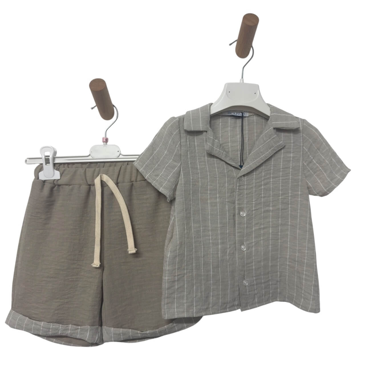 Completo bambino a righe