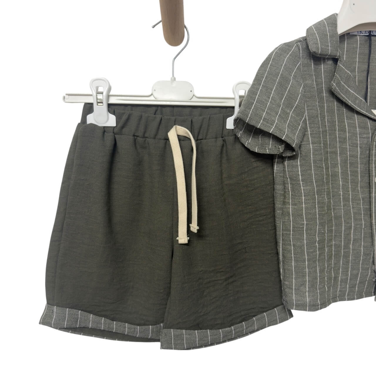 Completo bambino a righe