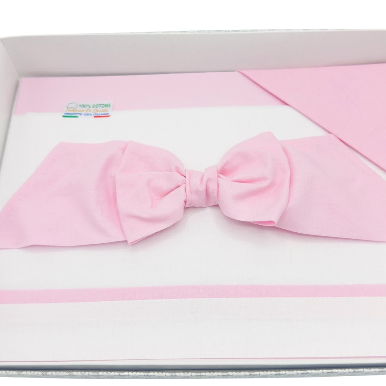 Completo Carrozzina Fiocco Batuffolini 100% Cotone