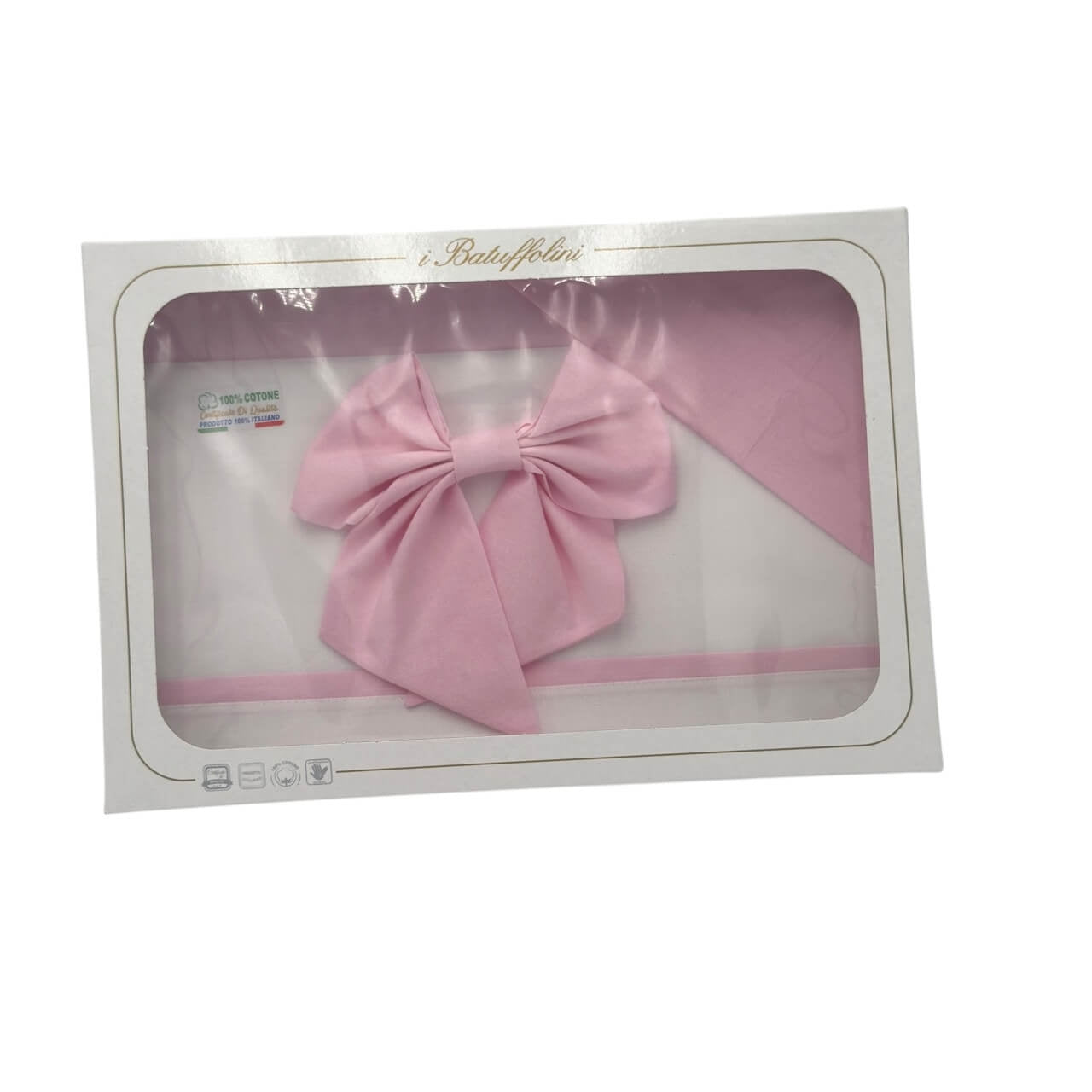 Completo Ficco Culla/Lettino Batuffolini 100% Cotone