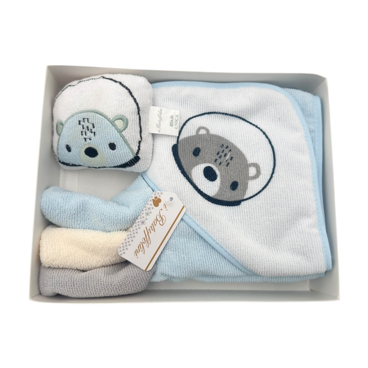 Set Triangolo Accappatoio 5 pezzi