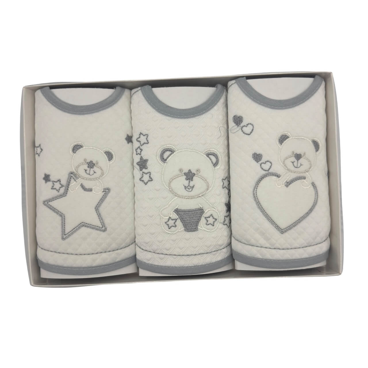 3 Bavette Ricamate Irge con Laccetti