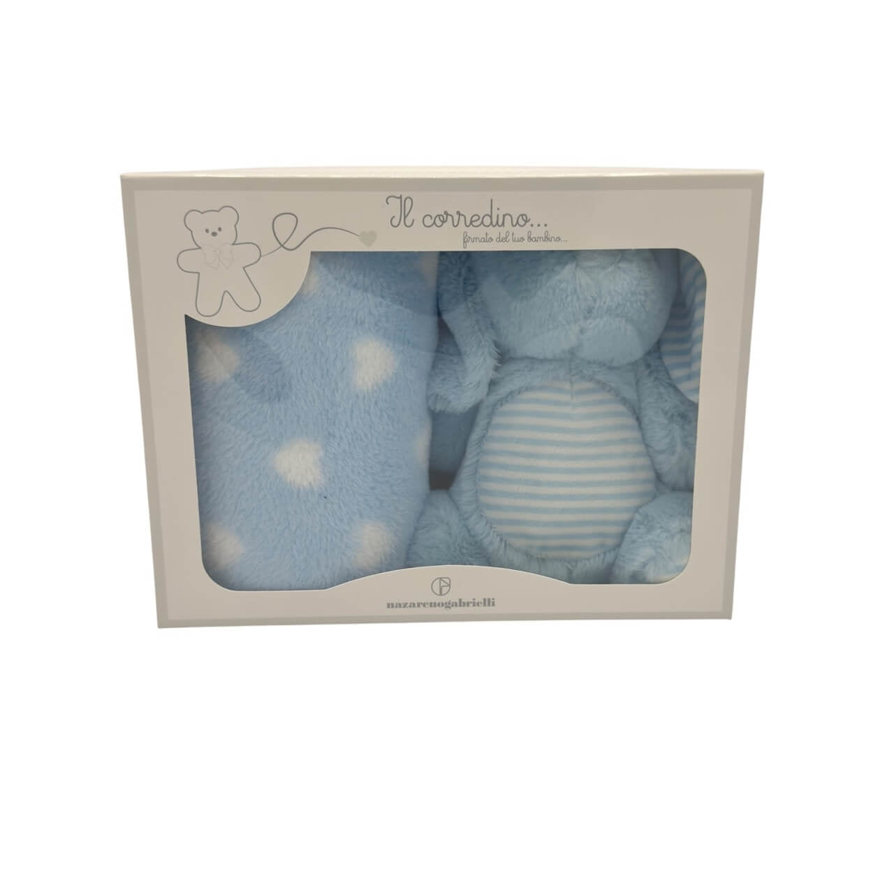 Plaid Passeggino Nazareno Gabrielli Con Pupazzo 70x90 cm