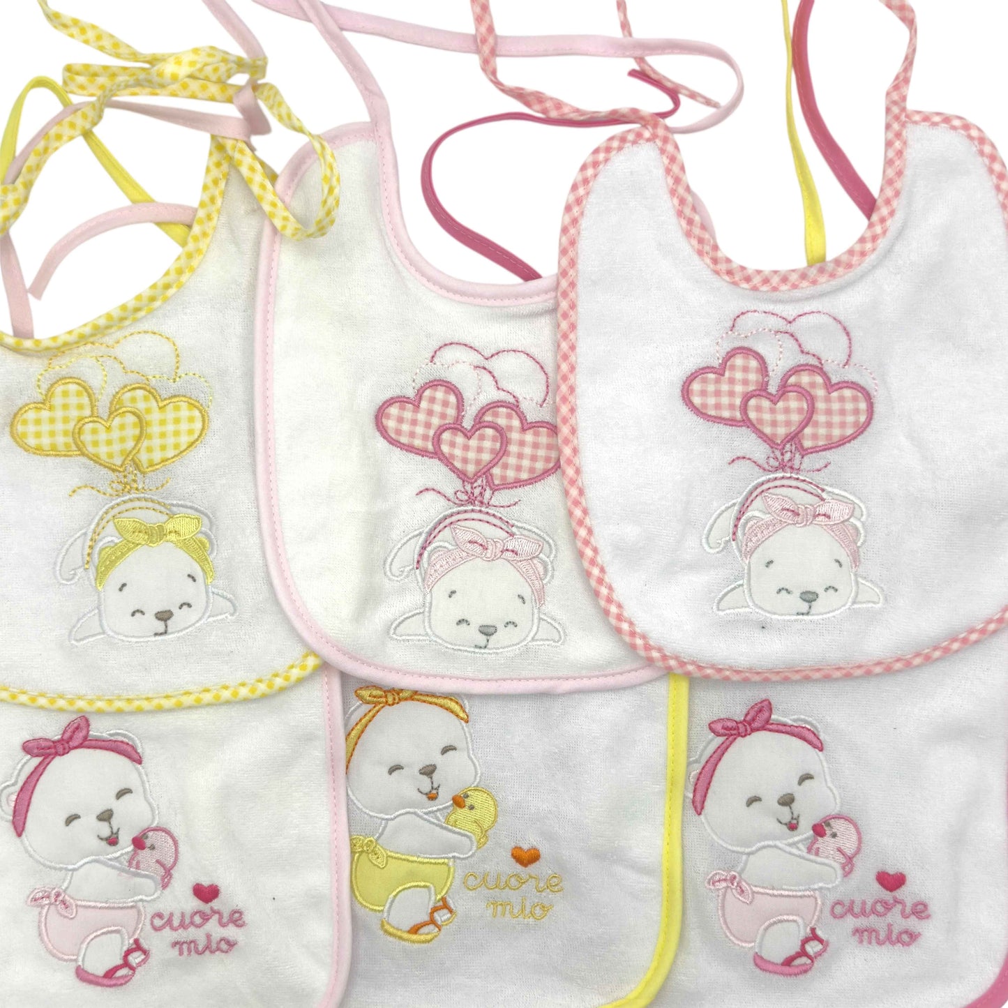 6 Bavette Cliniche Pastello