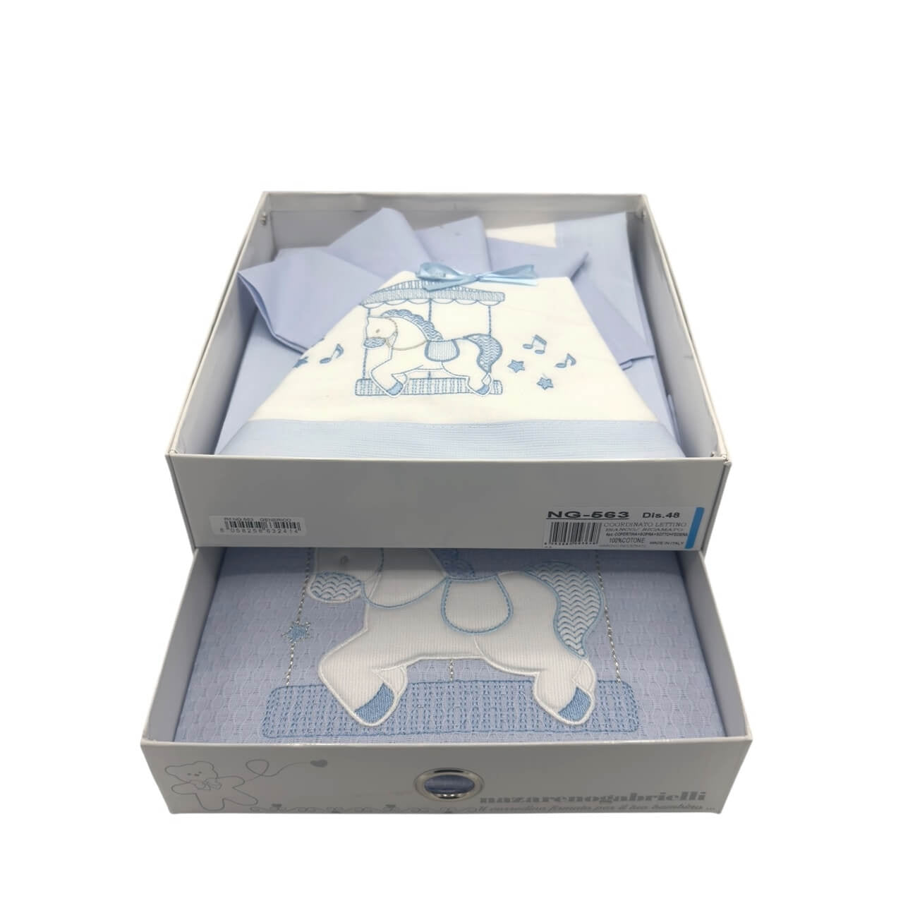 Completo Lenzuola + Copertina Cotone Lettino