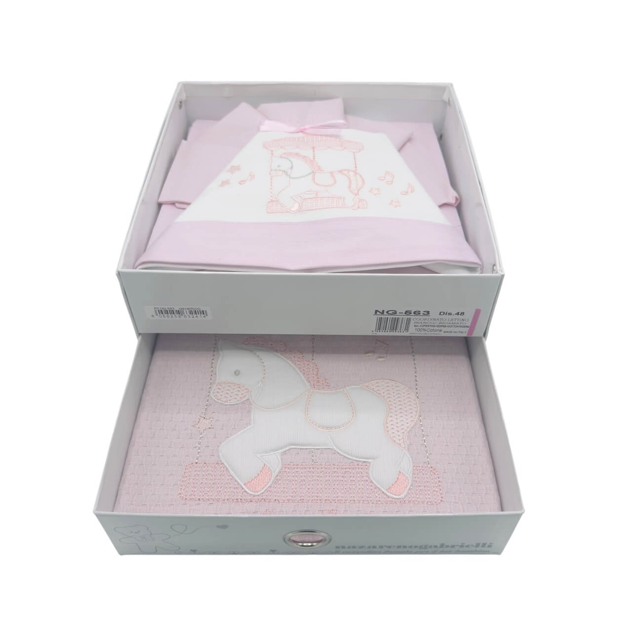 Completo Lenzuola + Copertina Cotone Lettino