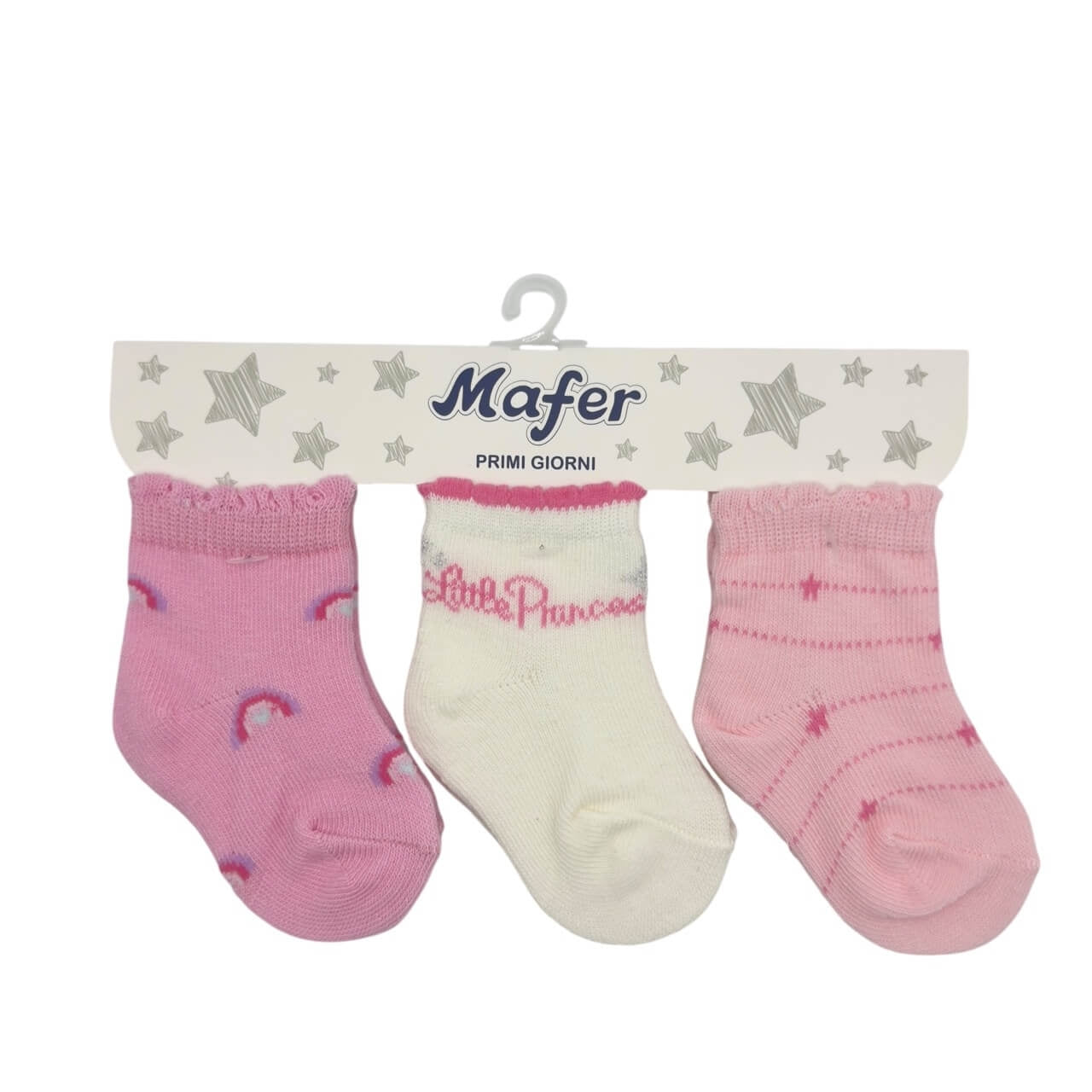 Tris Calzini Caldo Cotone 0/3 Mesi