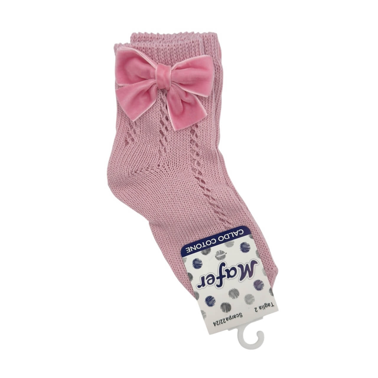 Calzino con Fiocco in Caldo cotone