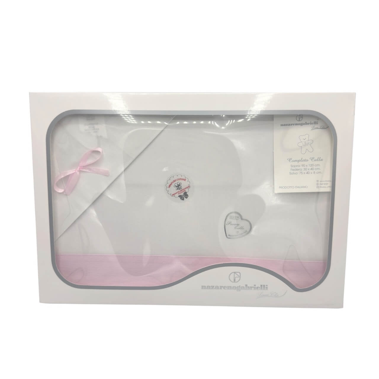 Completo Carrozzina Per stampe e ricami 100% Cotone