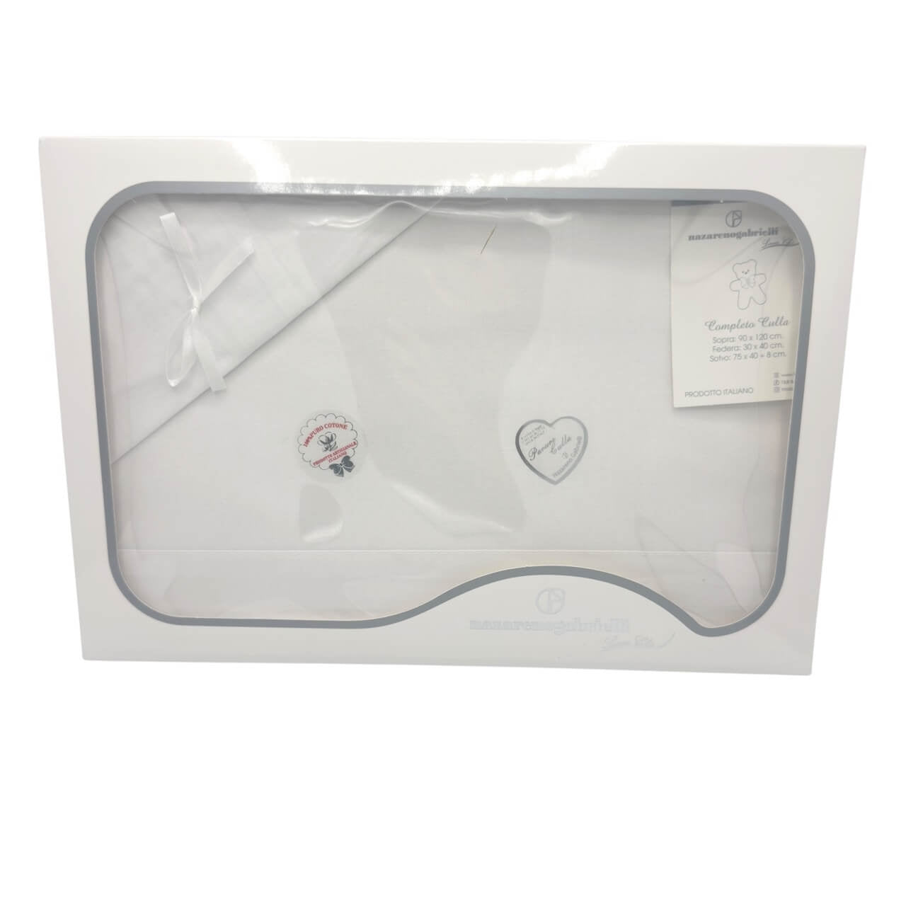 Completo Carrozzina Per stampe e ricami 100% Cotone