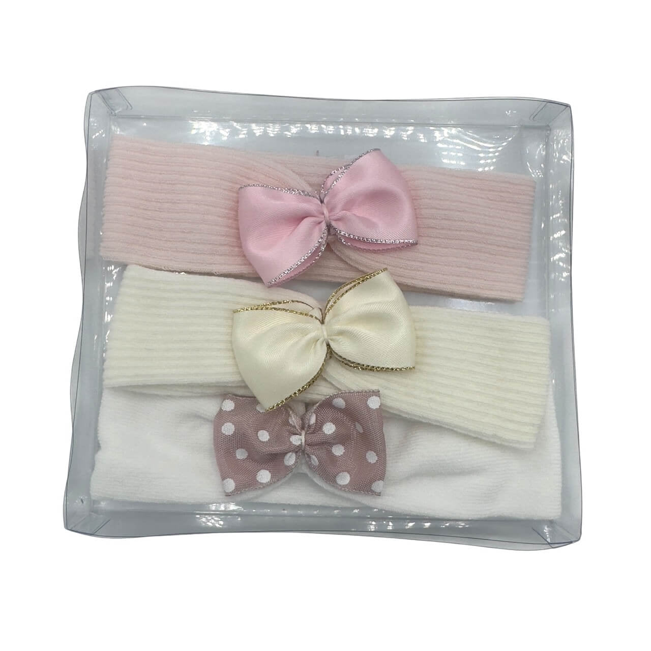 3 Fascie Neonata in Caldo Cotone 0/6 Mesi