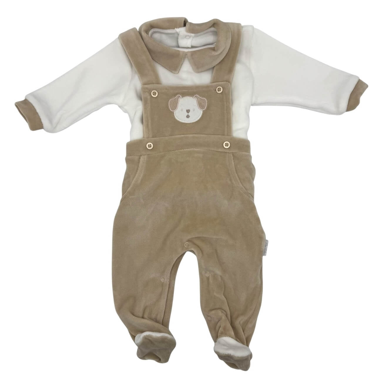 Tutina/Salopette ciniglia Les jolies