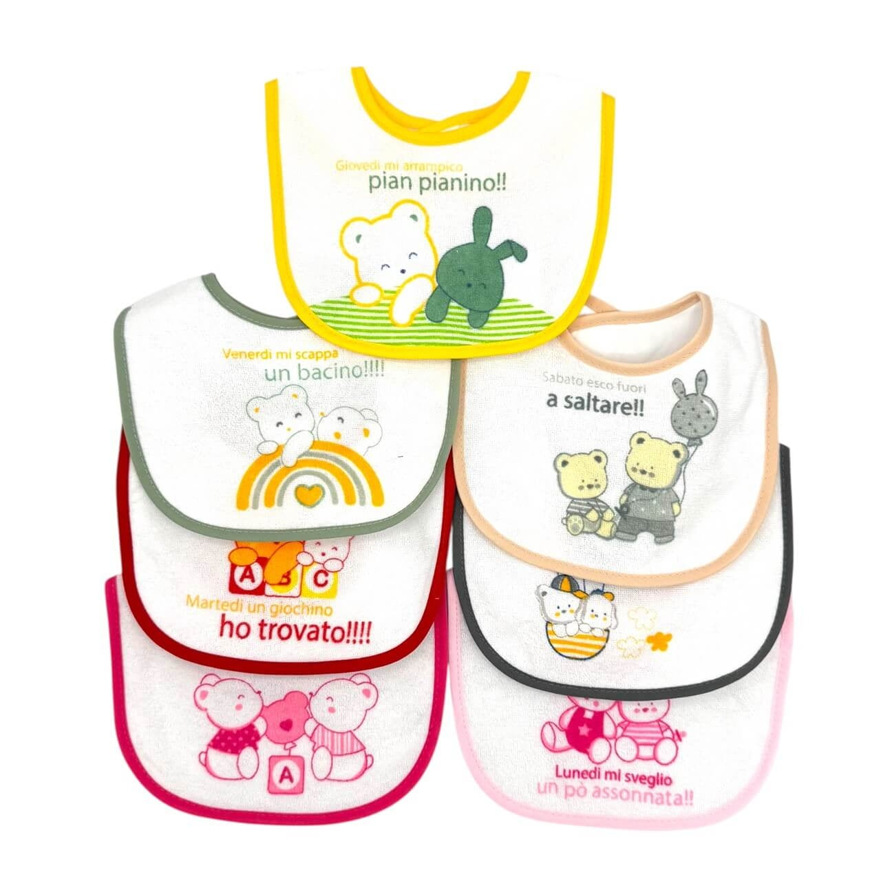 Set Bavette della settimana Spugna Melanie