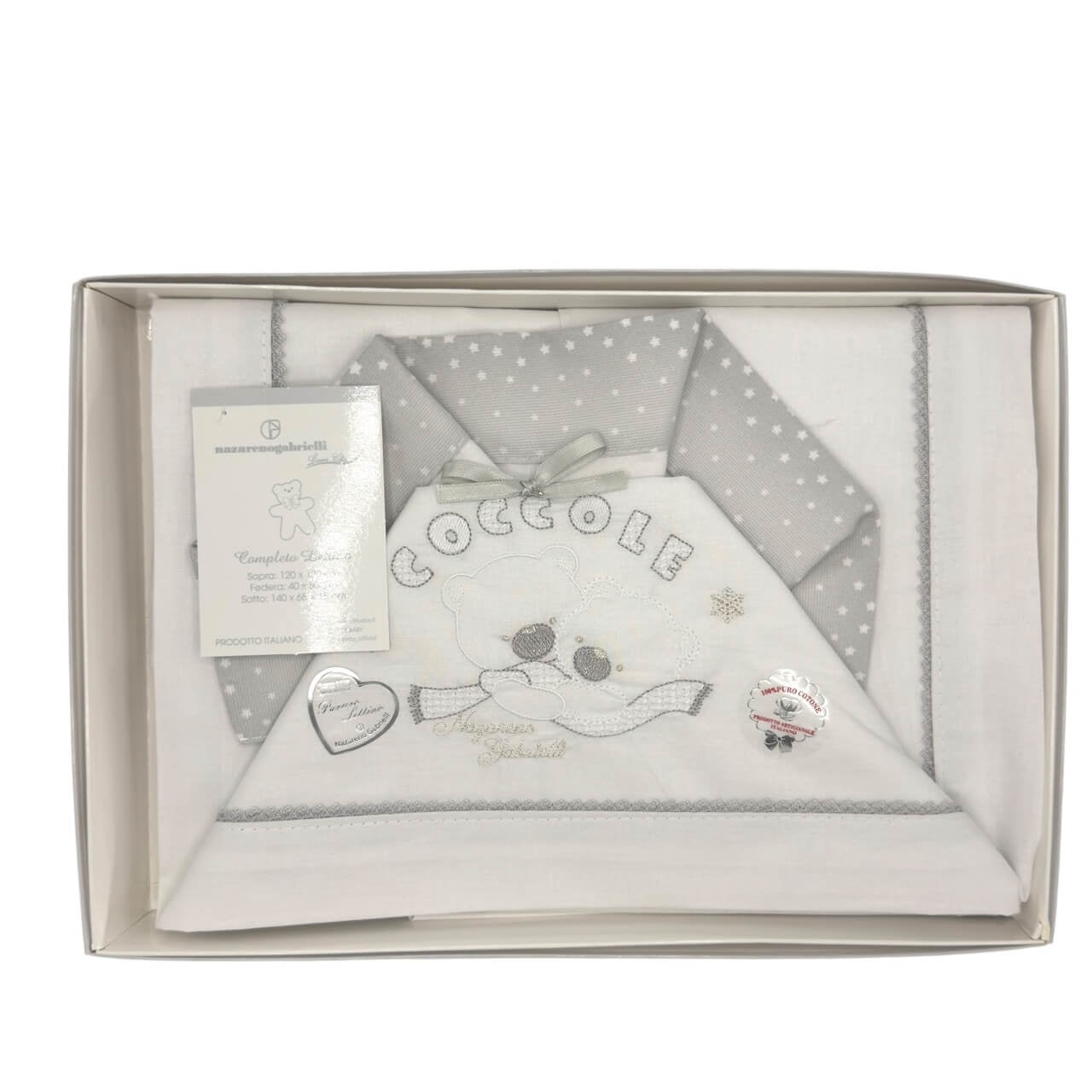 Completo Culla/Lettino 100% Cotone