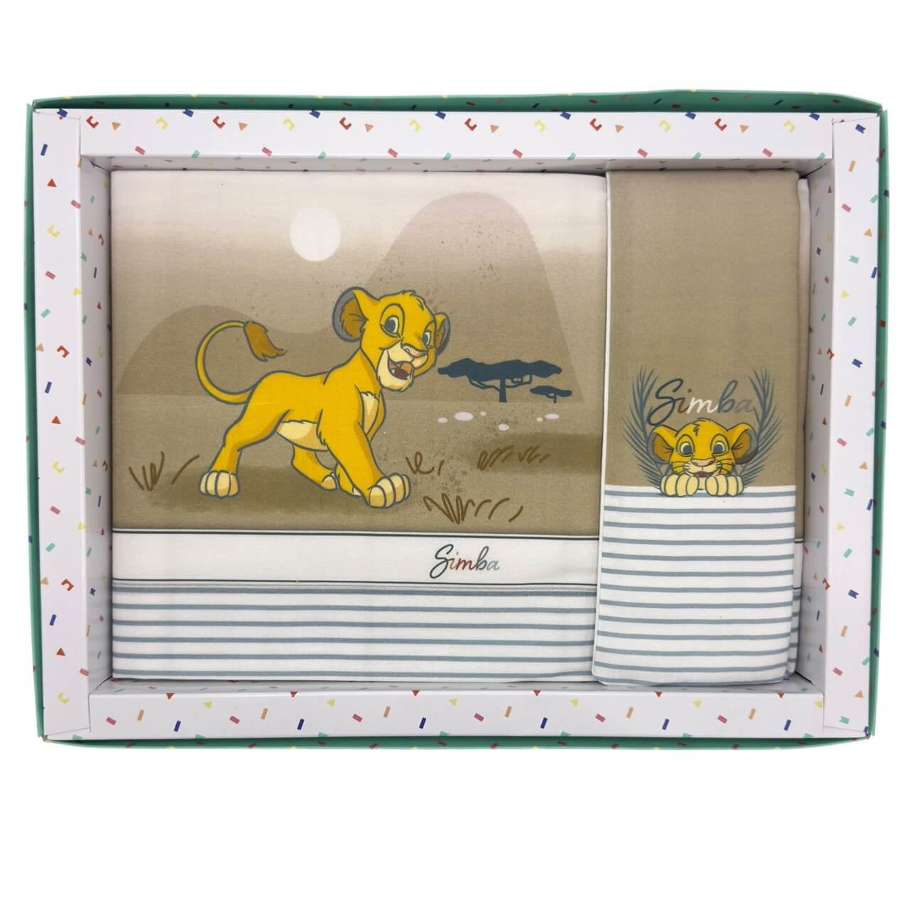 Completo Lettino Simba 100% Cotone