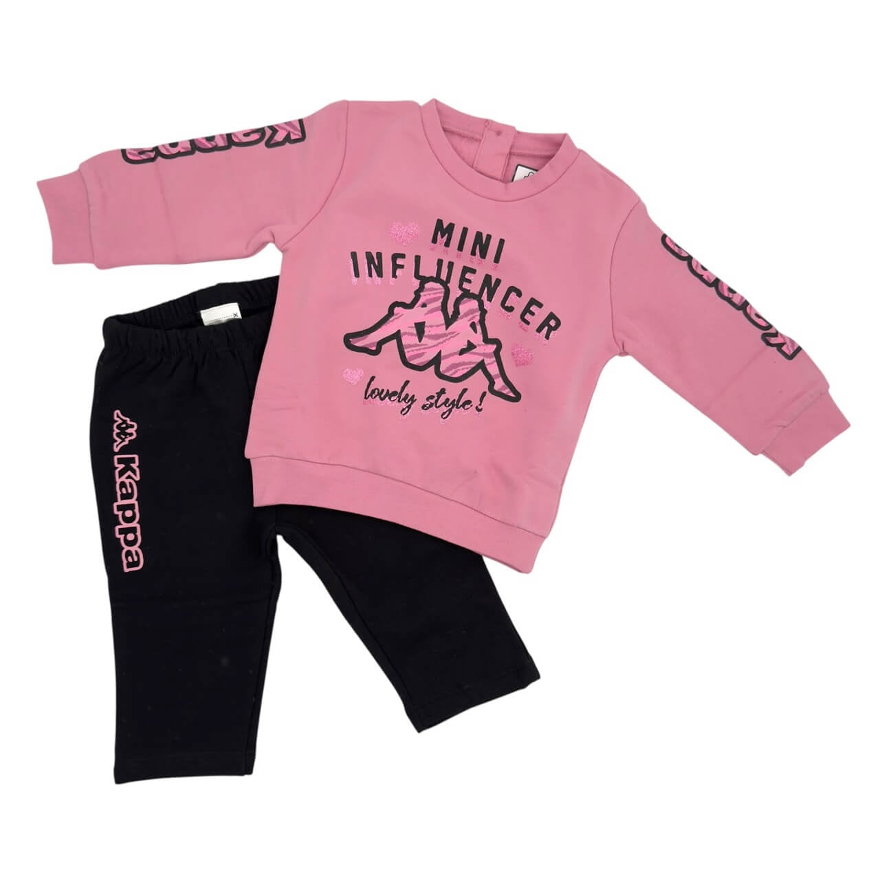 Tuta Felpata Kappa Neonata