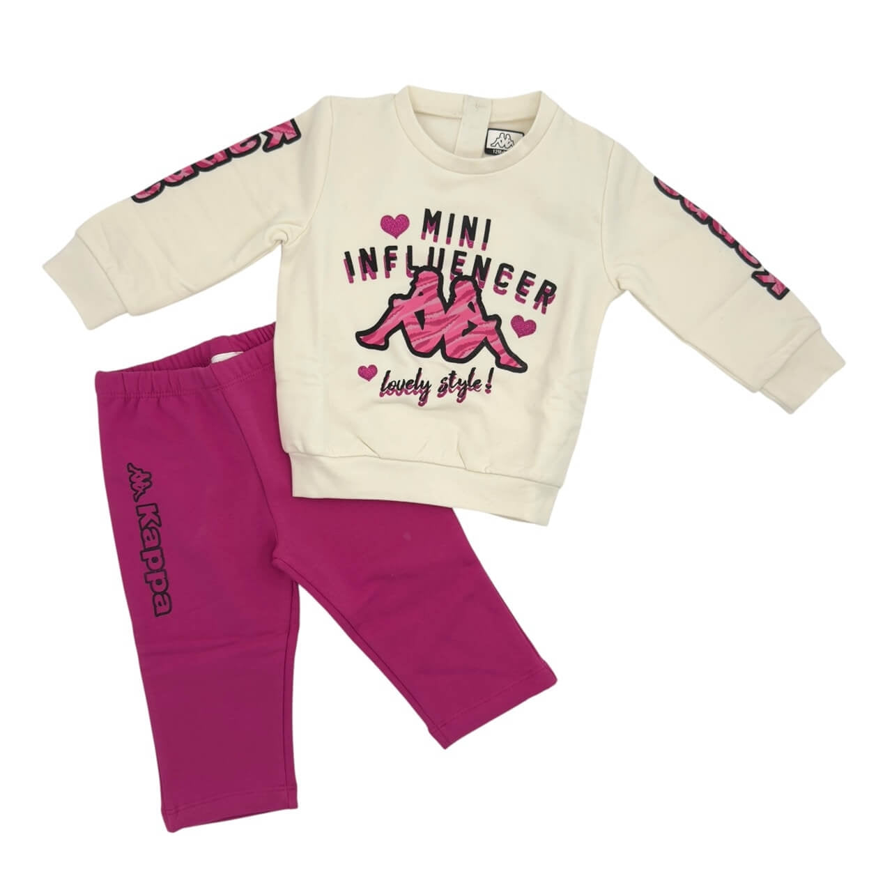 Tuta Felpata Kappa Neonata