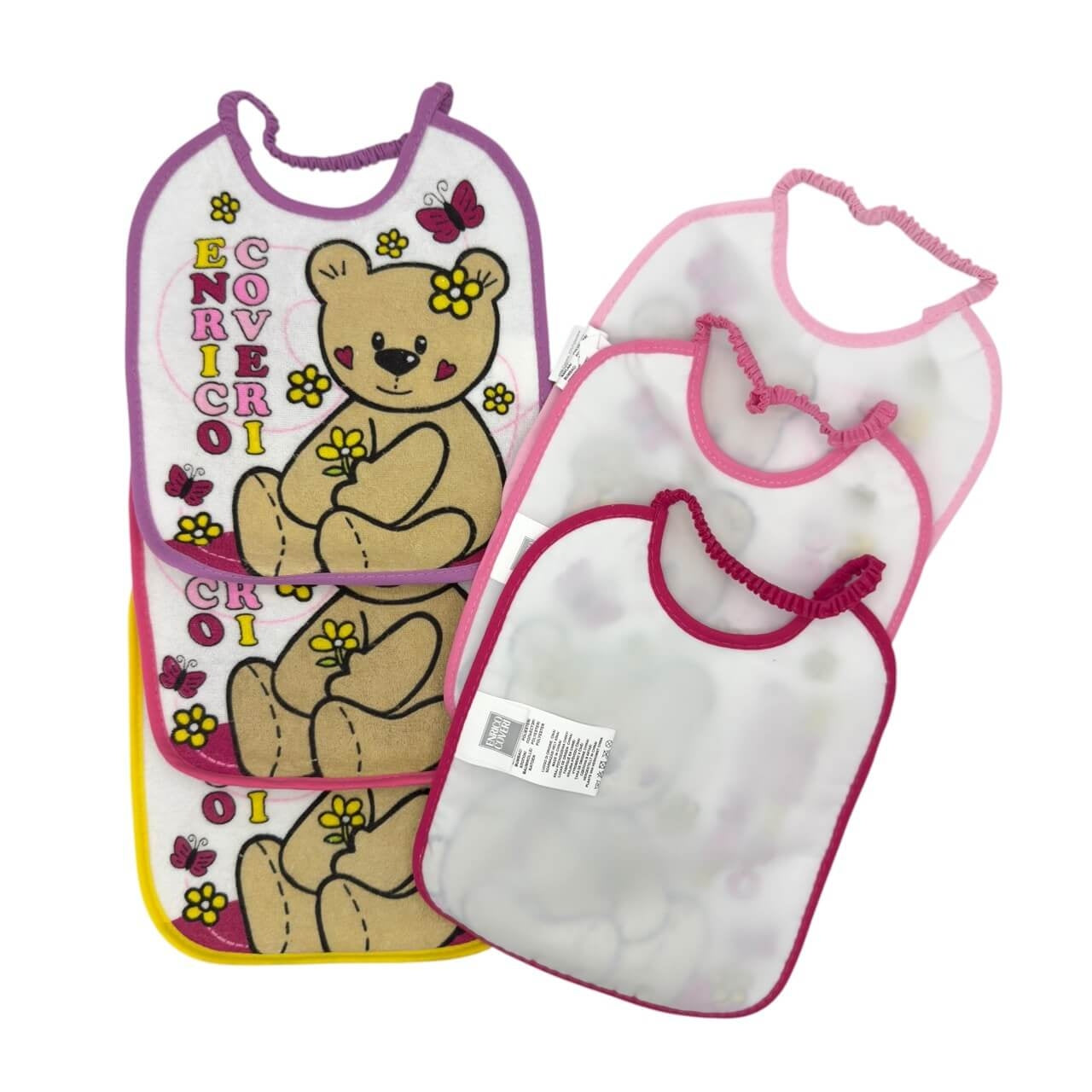 6 Bavette Enrico Coveri Con Molla Plastificata