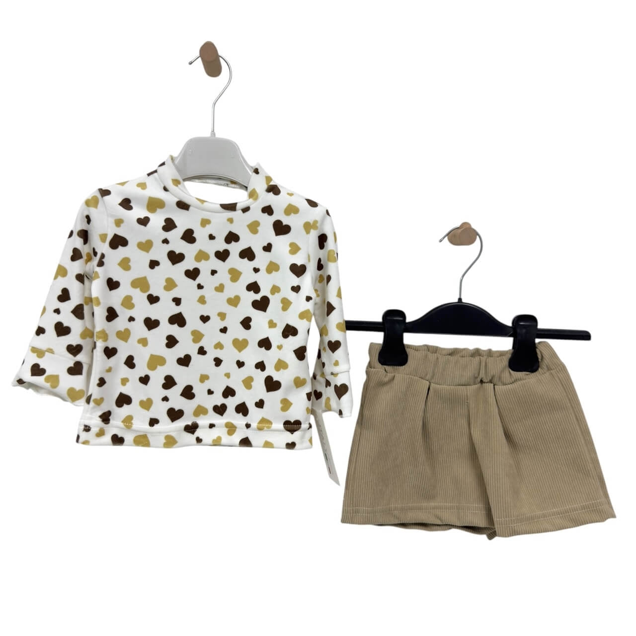 Completo Velluto e ciniglia Neonata