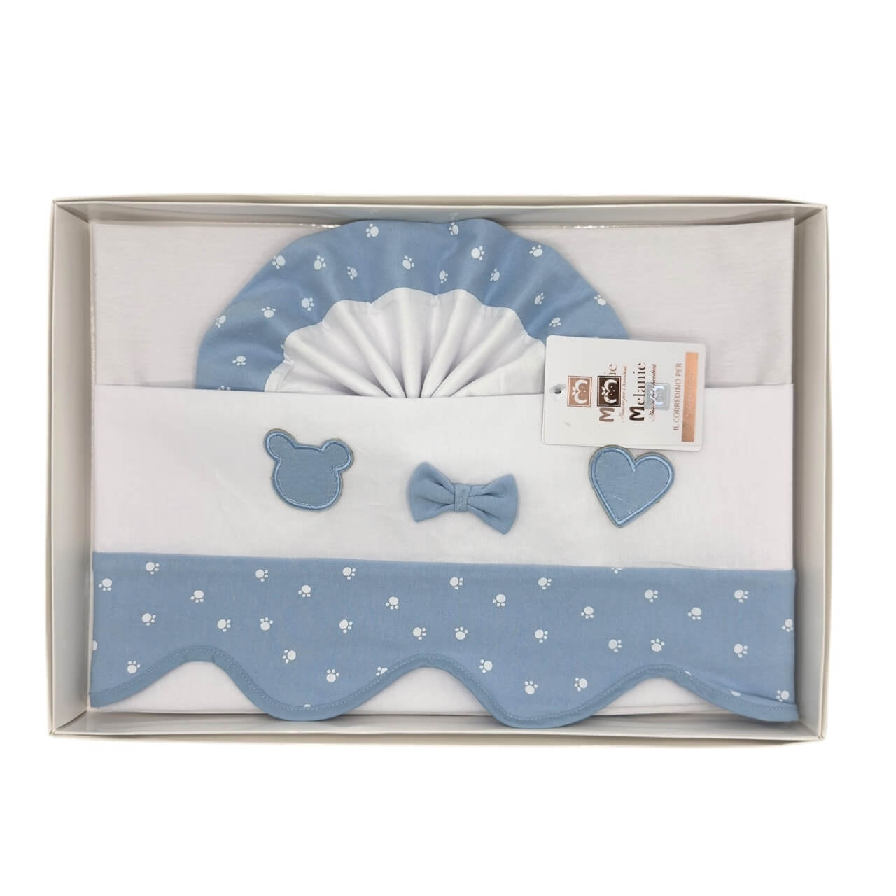 Completo Culla/Lettino Melanie 100% Cotone