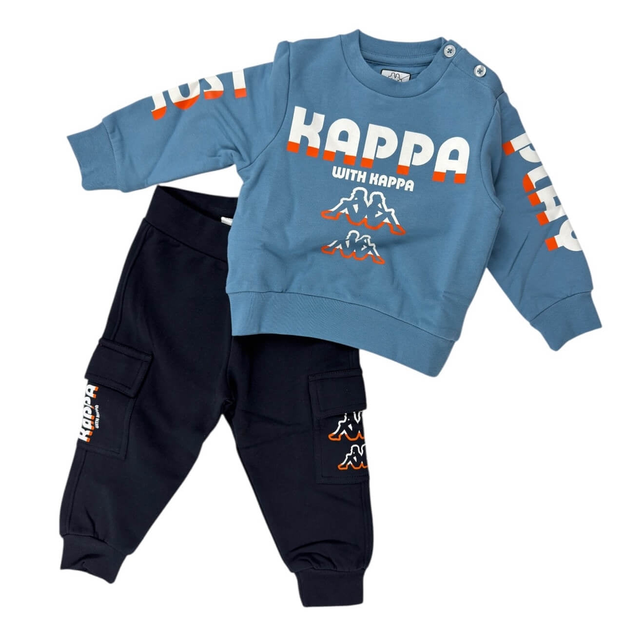 Tuta Felpata Kappa Neonato