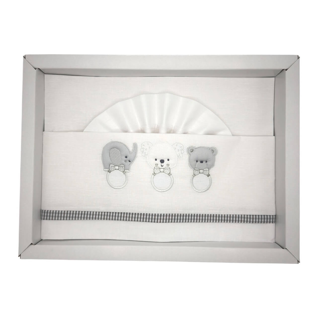 Completo Culla/Lettino Pastello 100% Cotone