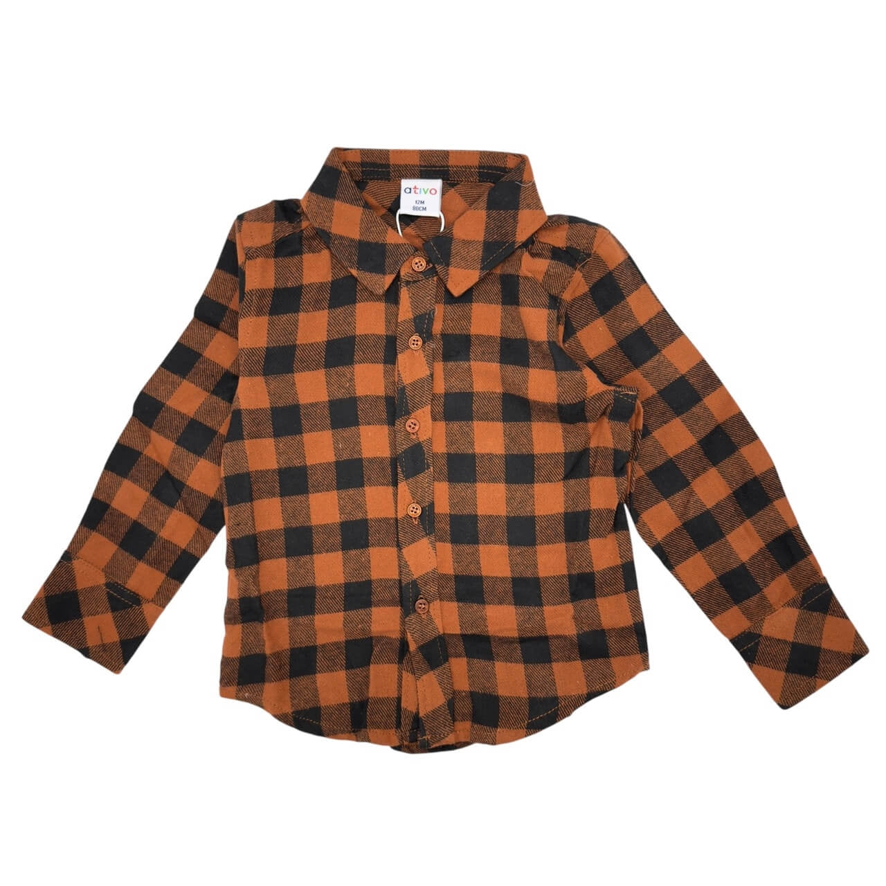 Camicia Neonato Flanella