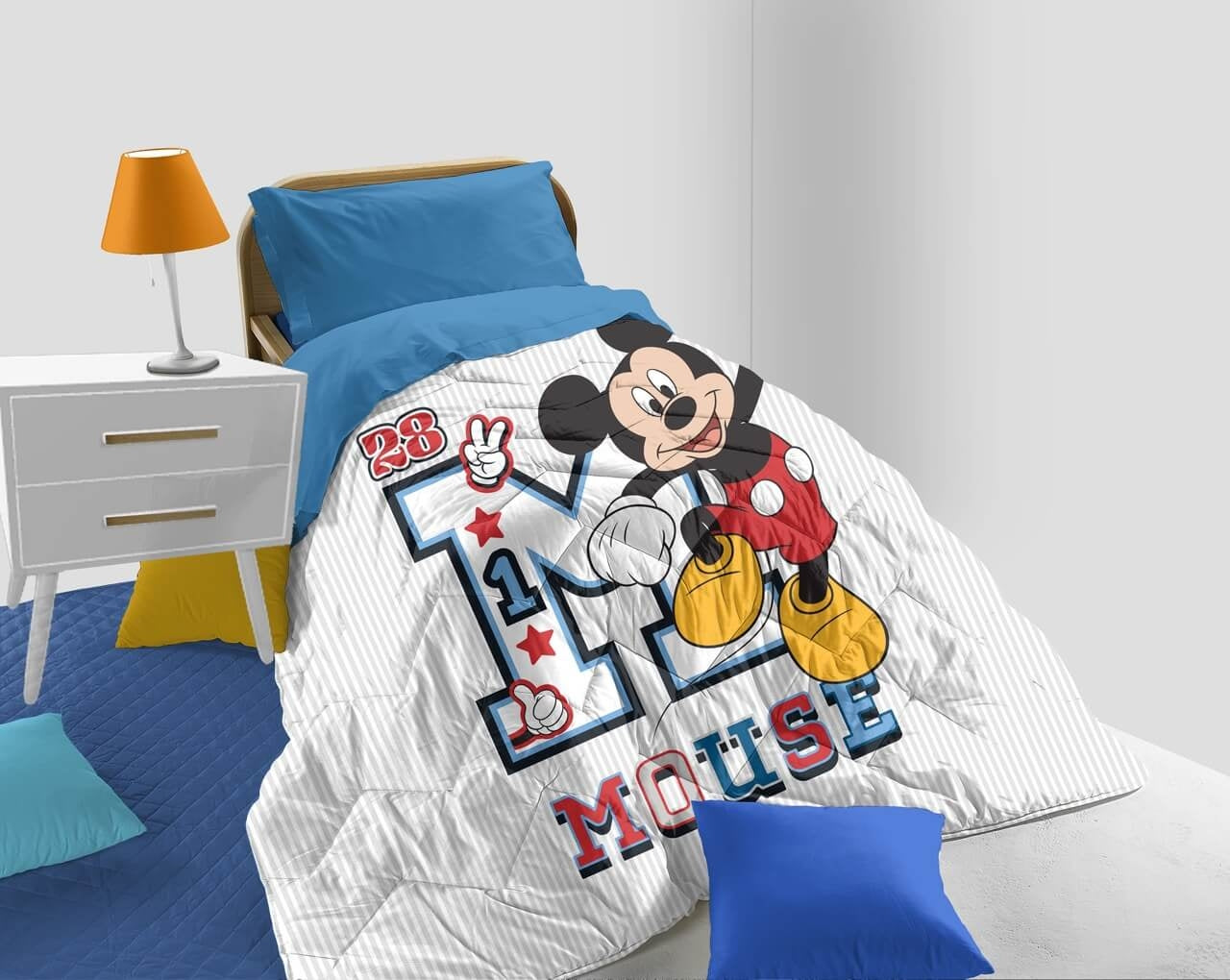 Trapunta Invernale Letto singolo Mickey Mouse