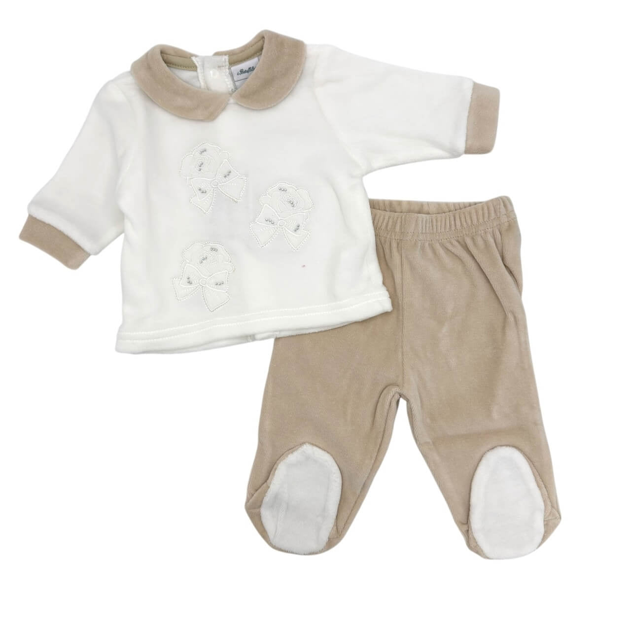 Tutina 2 pezzi ciniglia Batuffolini