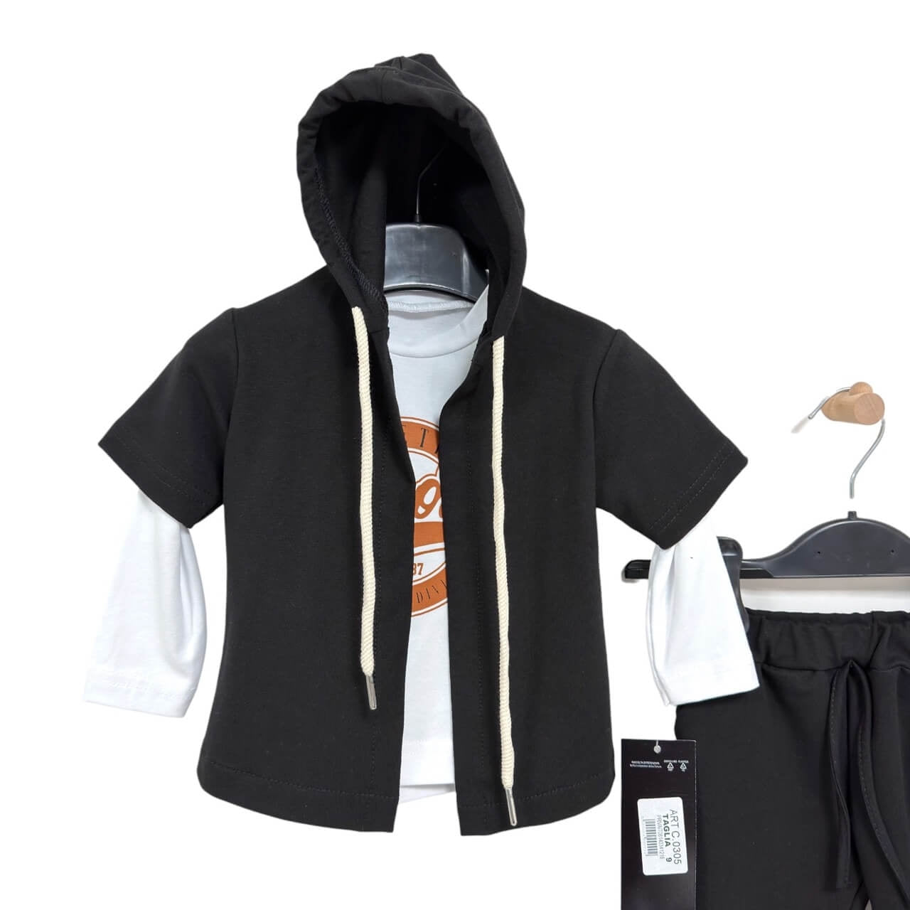 Completo 3 Pezzi Cotone neonato