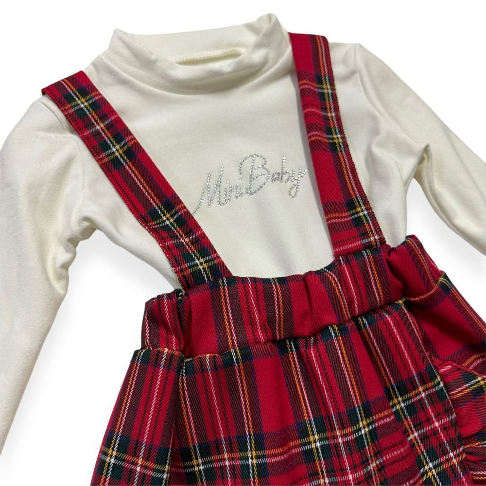 Salopette Neonata Natalizia Caldo Cotone