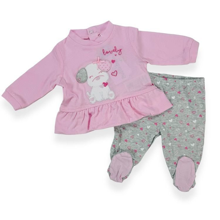 Tutina Clinica 2 pezzi Cotone Bidibimbo