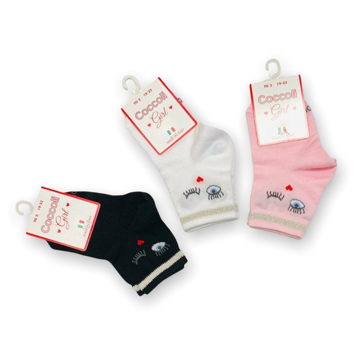 3 Calzini in Puro cotone - Mstore016 - Calzino Bimba - Coccoli