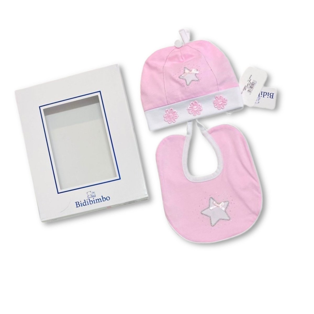 Cappello+Scarpetta Bidibimbo 0/3 Mesi - Mstore016 - Set cappello+Scarpetta - Bidibimbo