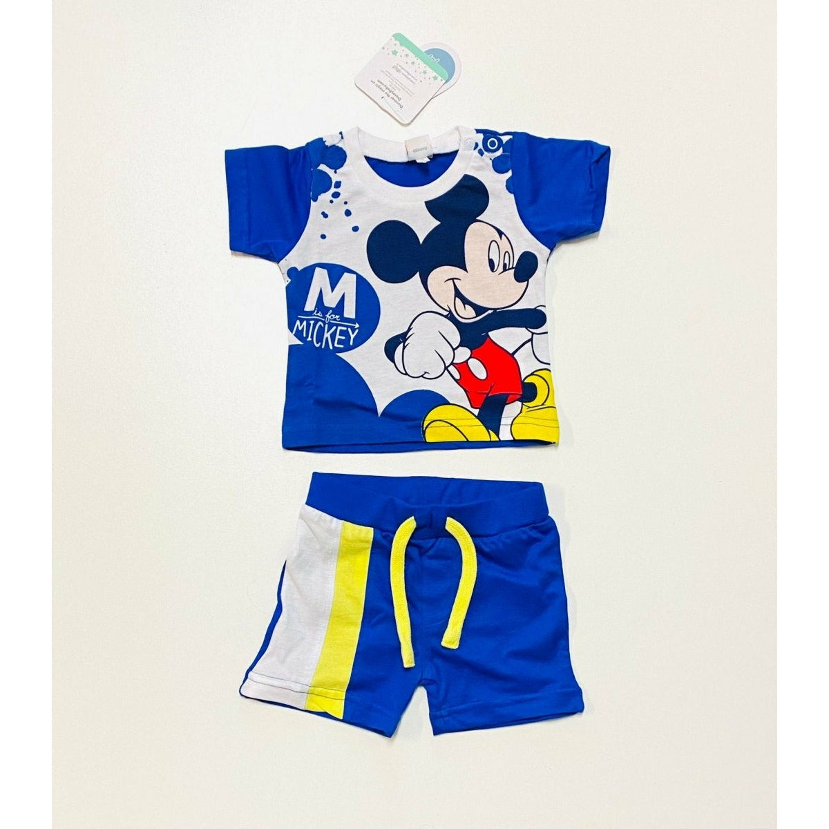 Completo Disney Mickey Mouse 100% Cotone - Mstore016