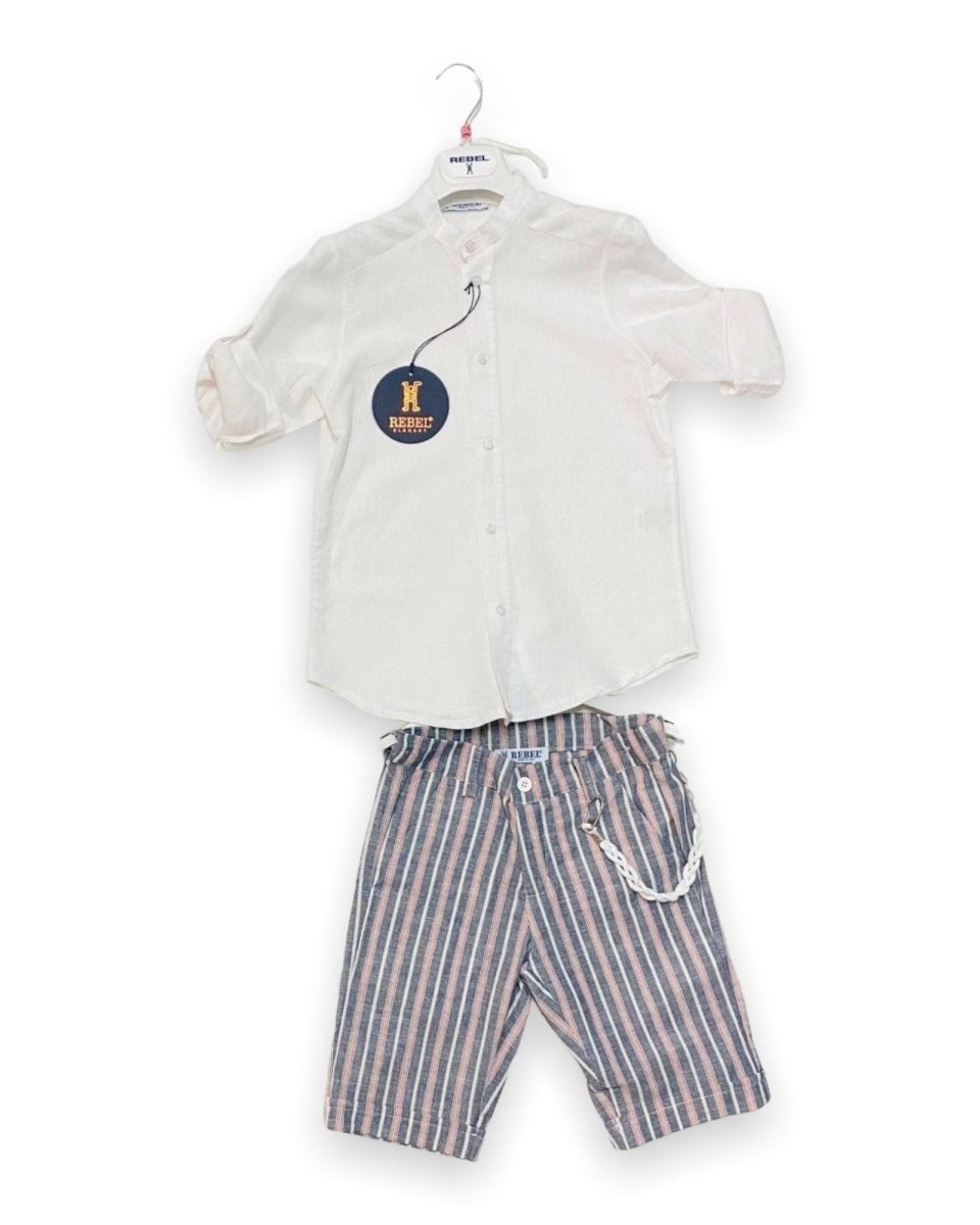 Completo in Lino Ragazzo - Mstore016 - Completo Ragazzo - Rebel