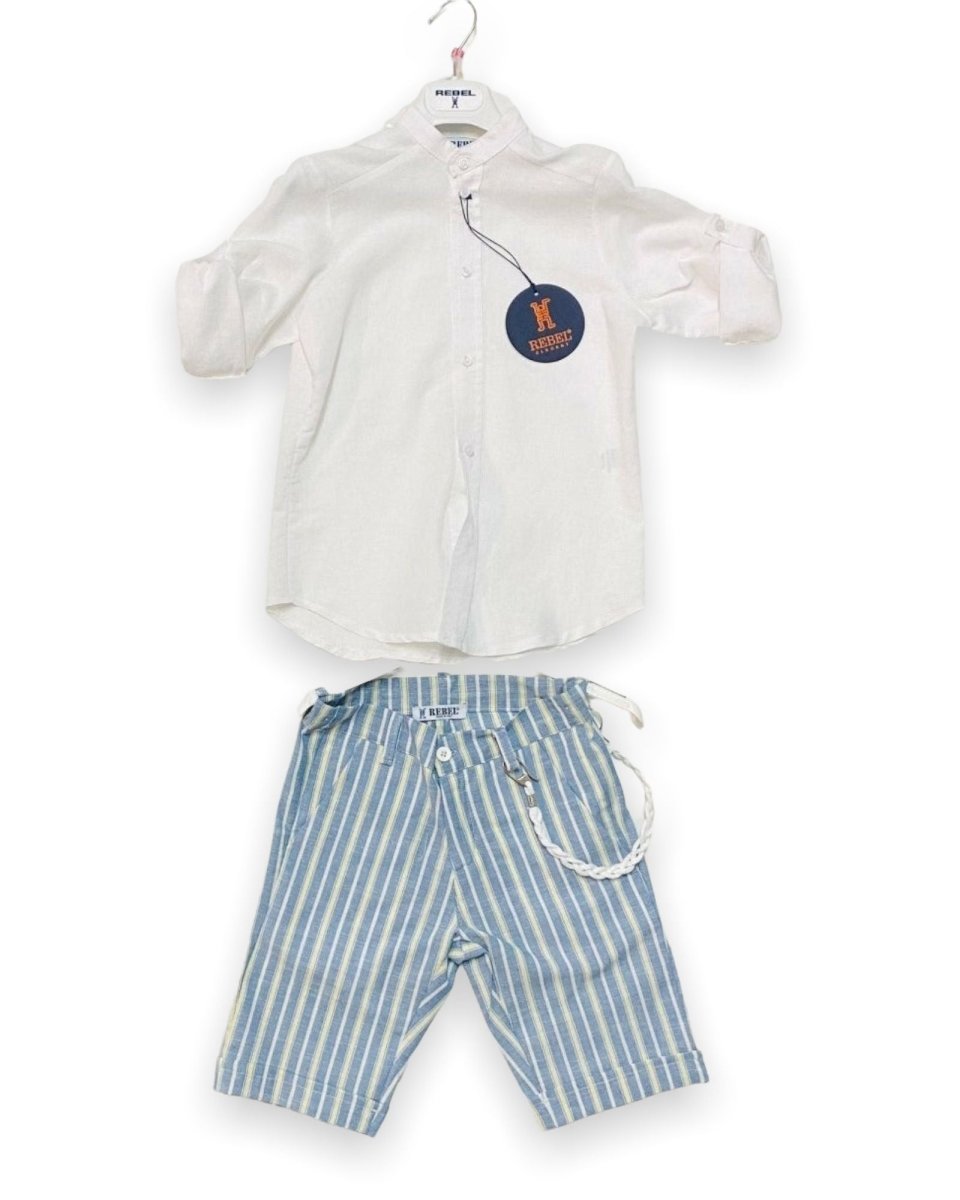 Completo in Lino Ragazzo - Mstore016 - Completo Ragazzo - Rebel