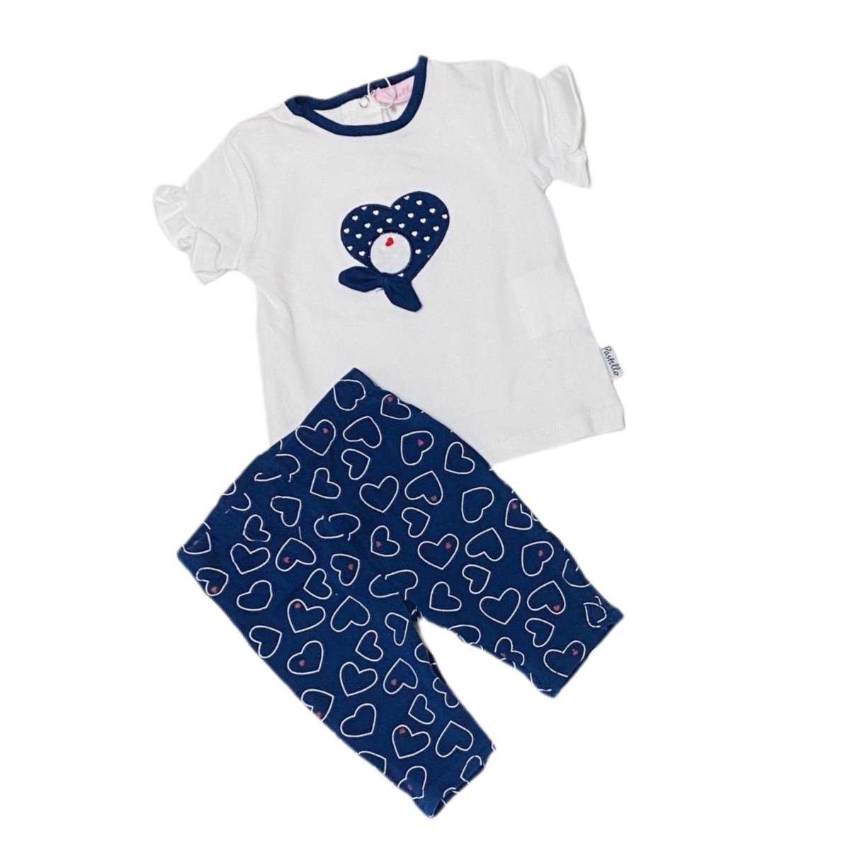Completo Pastello 100% Cotone - Mstore016 - Pagliaccetto 100% Cotone - Pastello