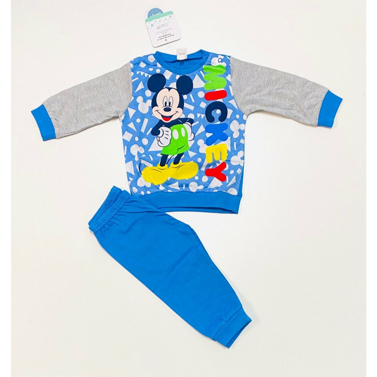 Pigiama 100% Cotone Disney Mickey Mouse - Mstore016
