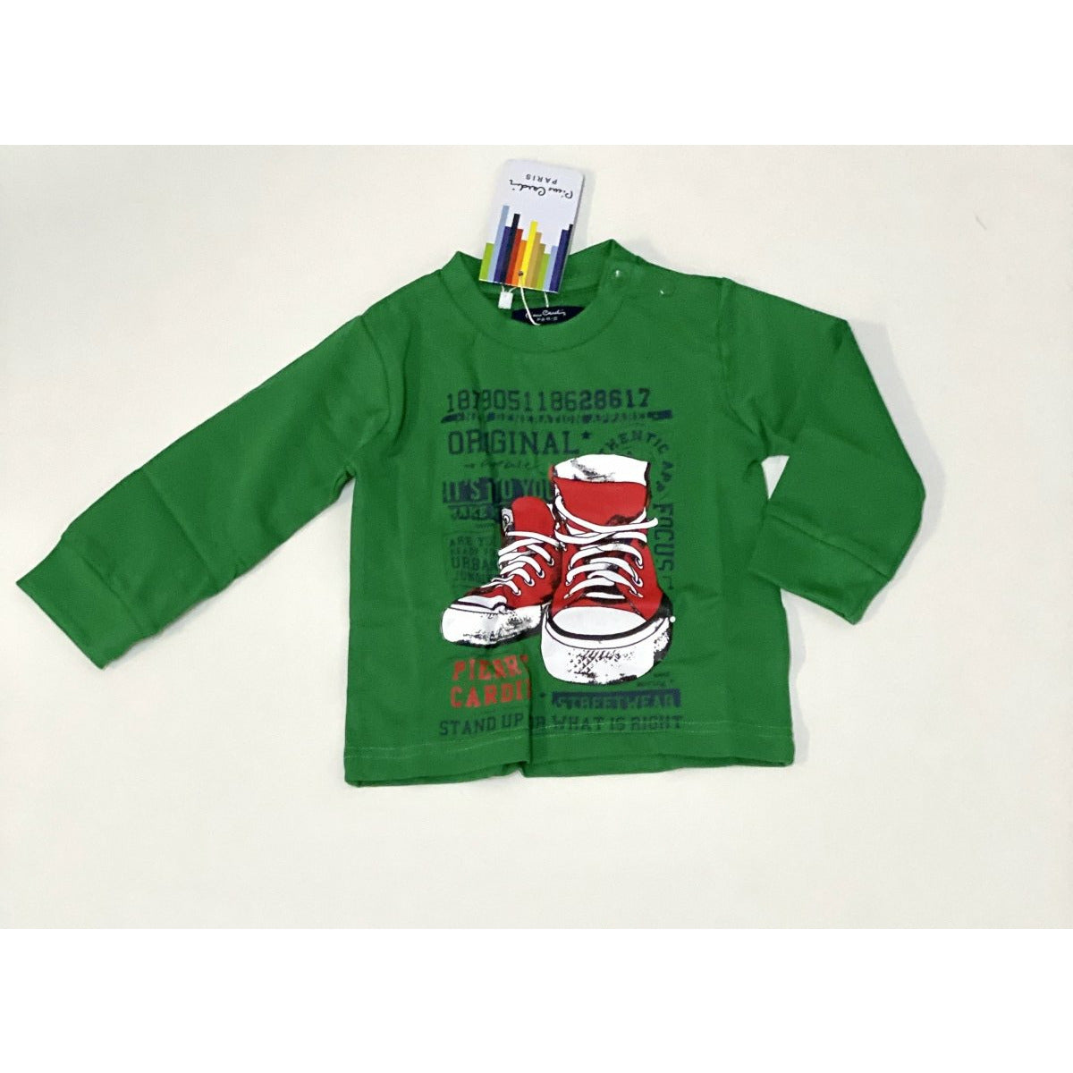 T-shirt Pierre Cardin manica lunga 9/30 mesi - Mstore016