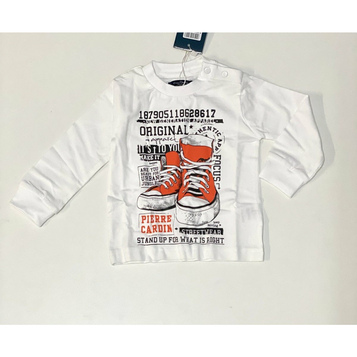 T-shirt Pierre Cardin manica lunga 9/30 mesi - Mstore016